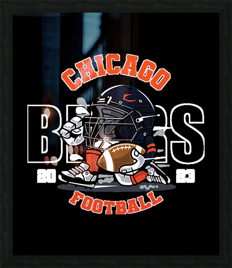 Chicago Bears 10 Picture Frame print