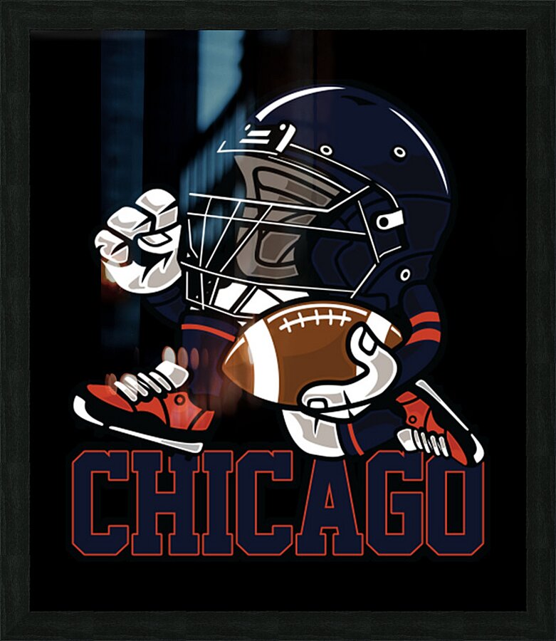 Chicago Bears 12 Picture Frame print