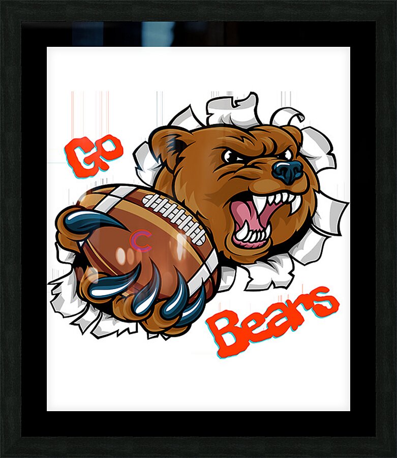 Chicago Bears 18 Picture Frame print