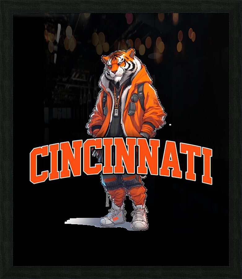 Cincinnati Bengals 24 Picture Frame print
