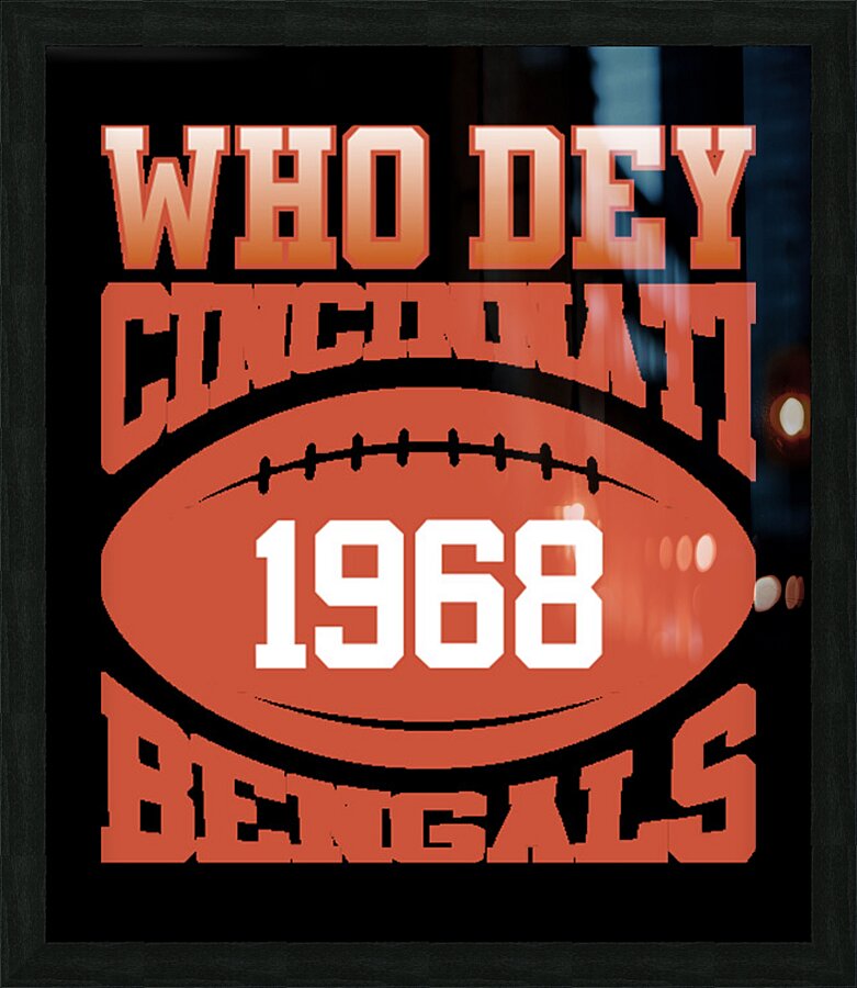 Cincinnati Bengals 25 Picture Frame print