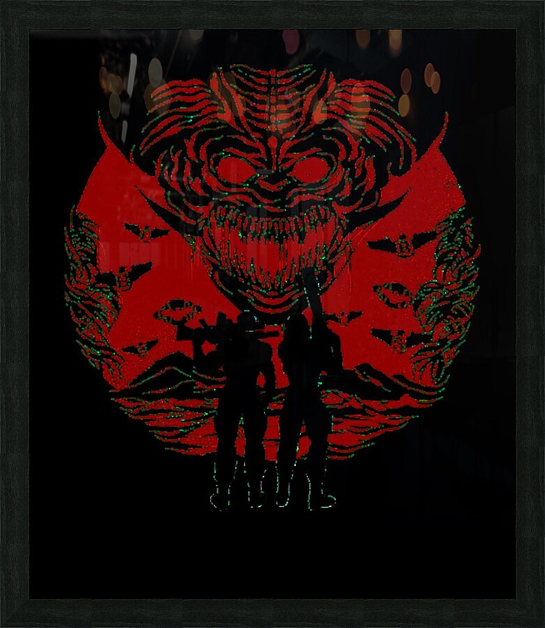 Contra 7 Picture Frame print