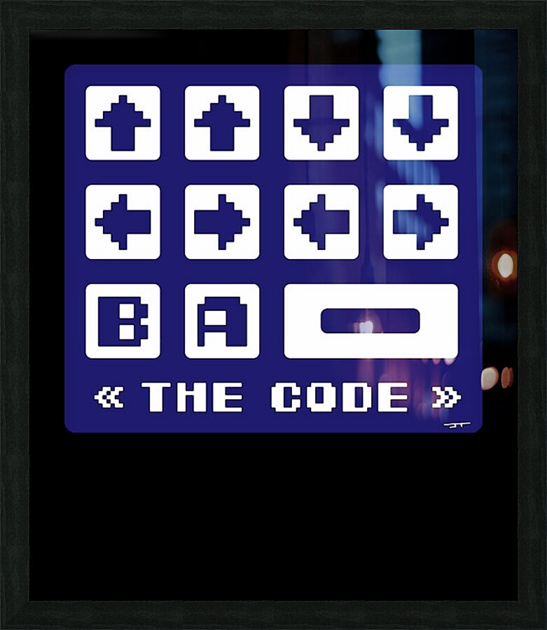 Contra 8 Picture Frame print