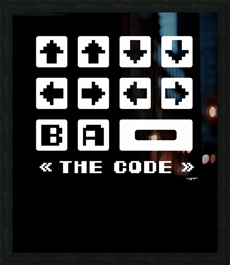 Contra 9 Picture Frame print