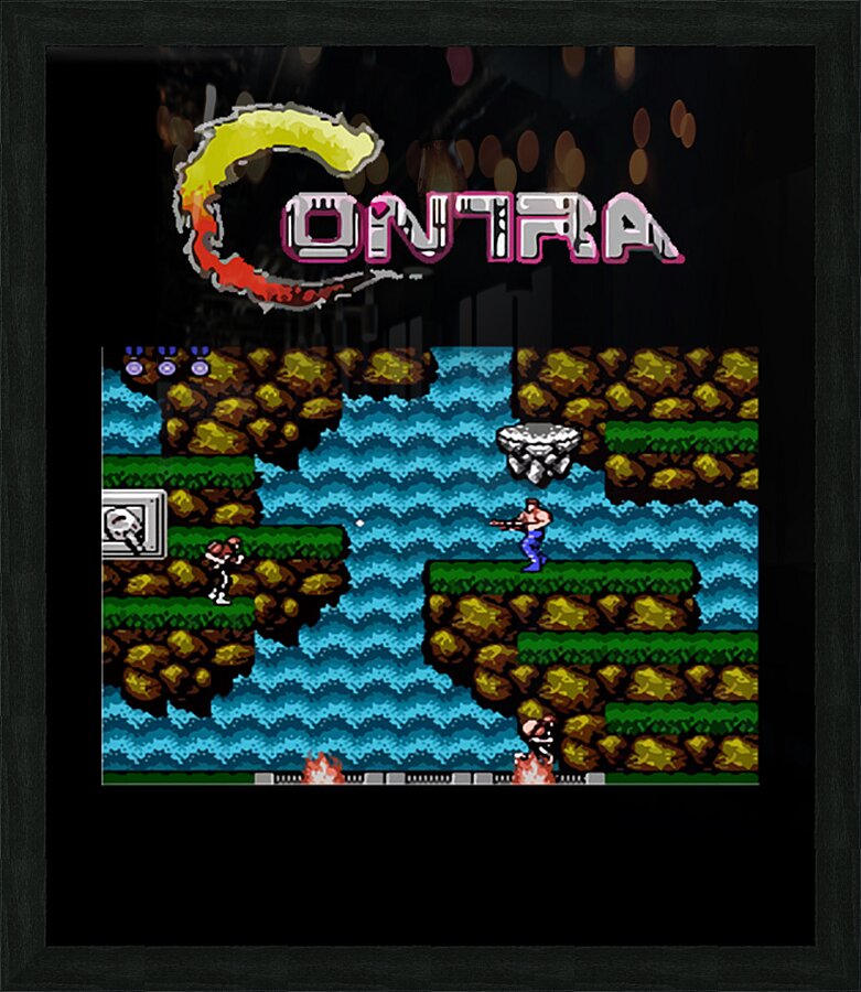 Contra 14 Picture Frame print