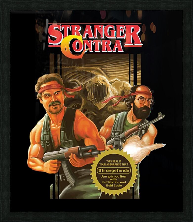 Contra 16 Picture Frame print