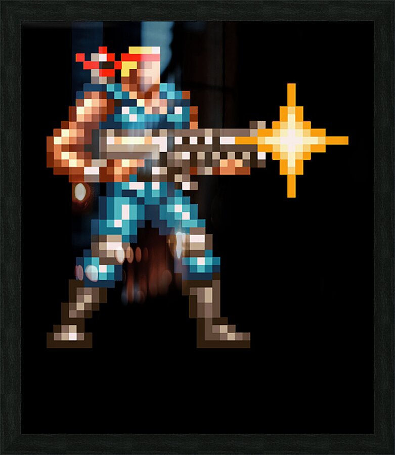 Contra 17 Picture Frame print