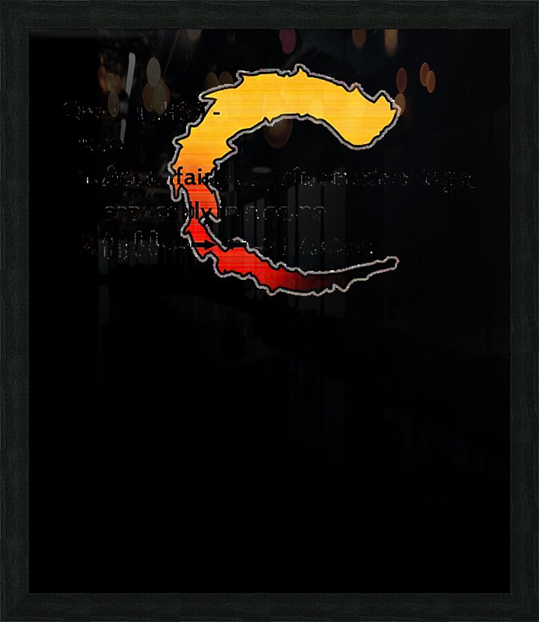 Contra 18 Picture Frame print