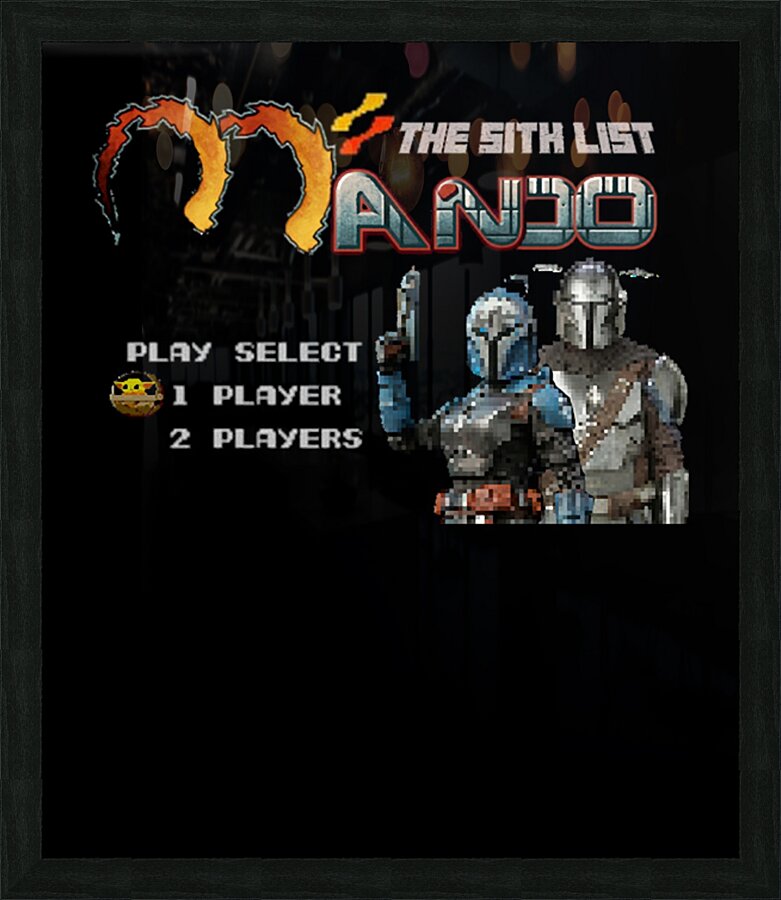 Contra 20 Picture Frame print
