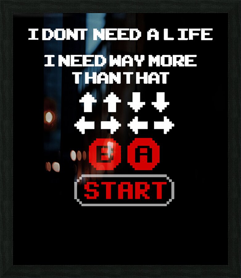 Contra 21 Picture Frame print