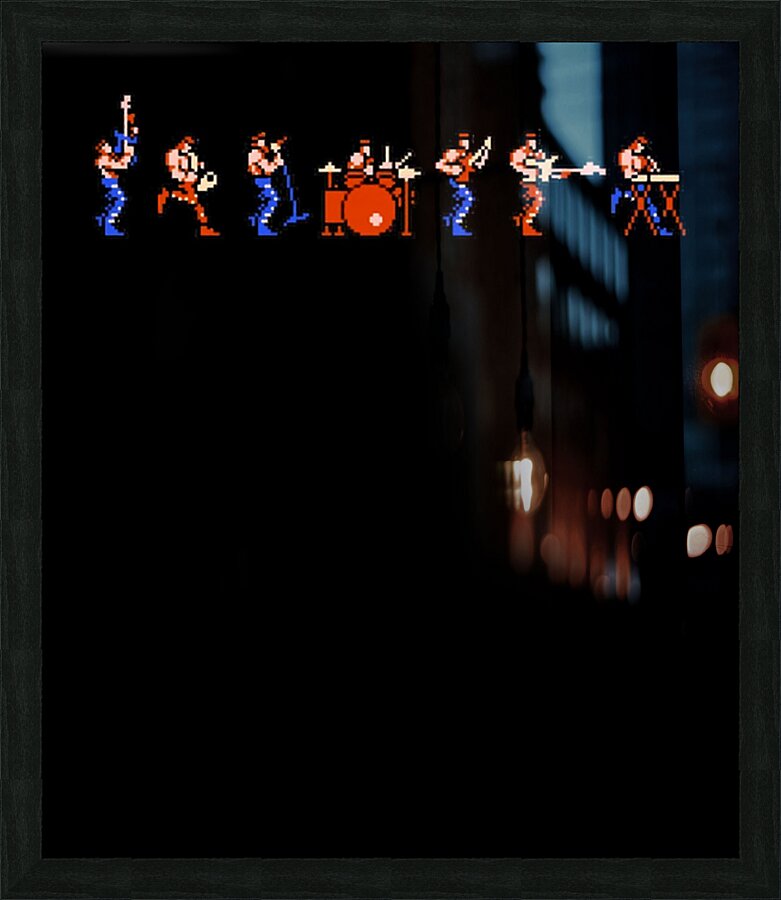 Contra 40 Picture Frame print