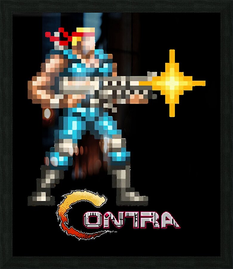 Contra 43 Picture Frame print