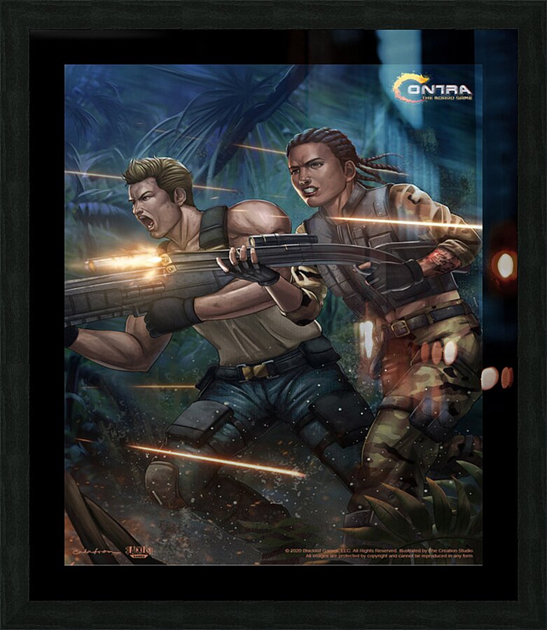 Contra 1 Picture Frame print