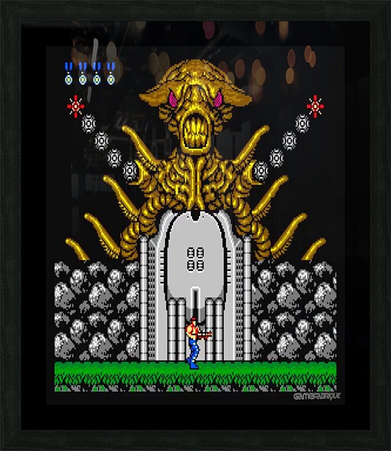 Contra 2 Picture Frame print