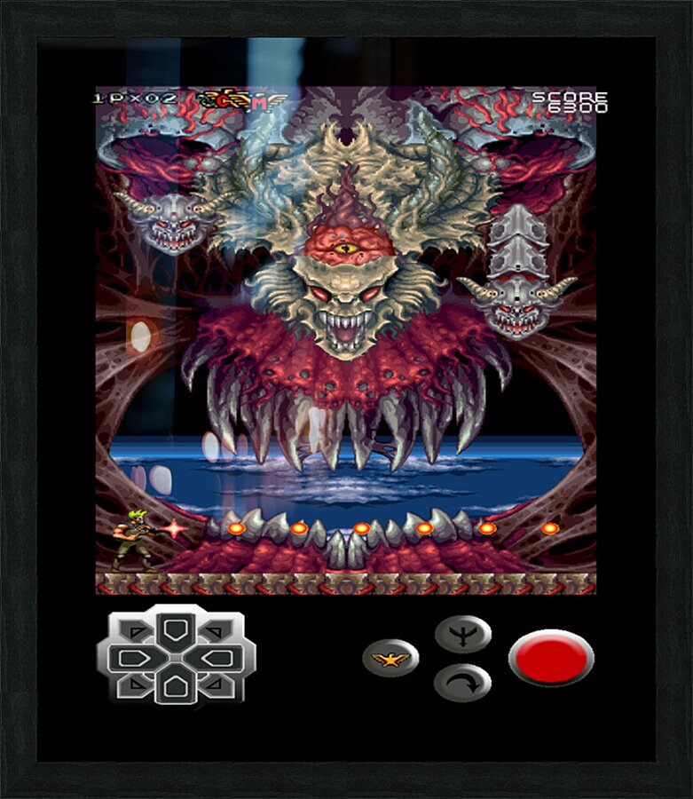 Contra 5 Picture Frame print