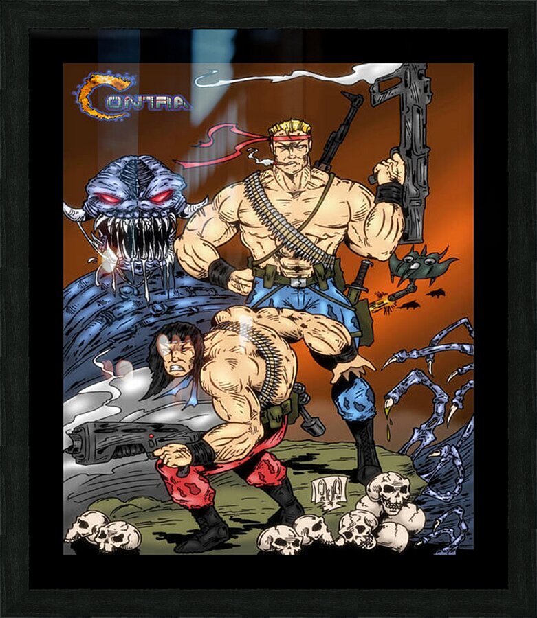 Contra 6 Picture Frame print