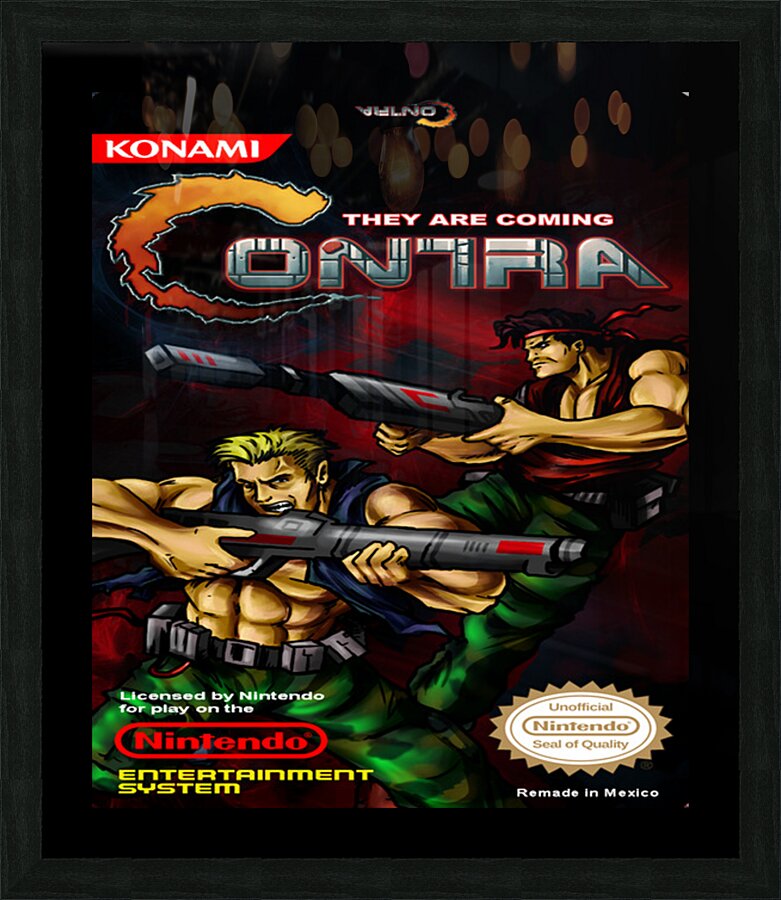 Contra 15 Picture Frame print