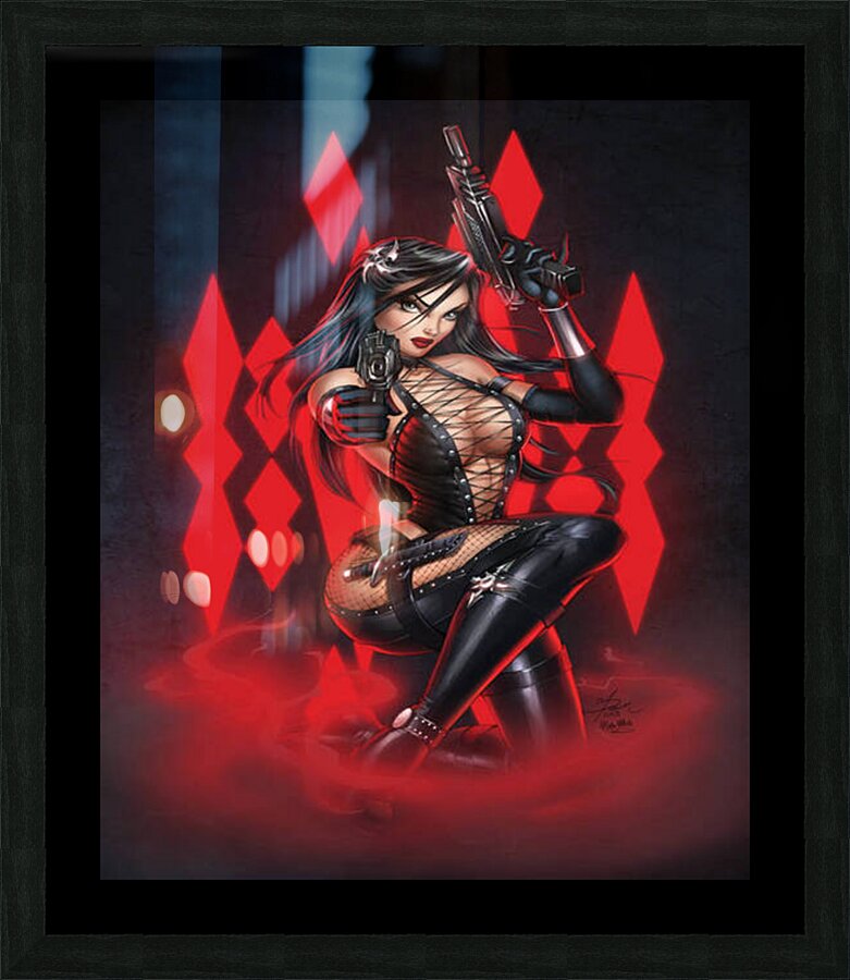 Contra 19 Picture Frame print