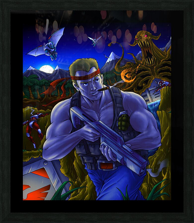 Contra 20 Picture Frame print