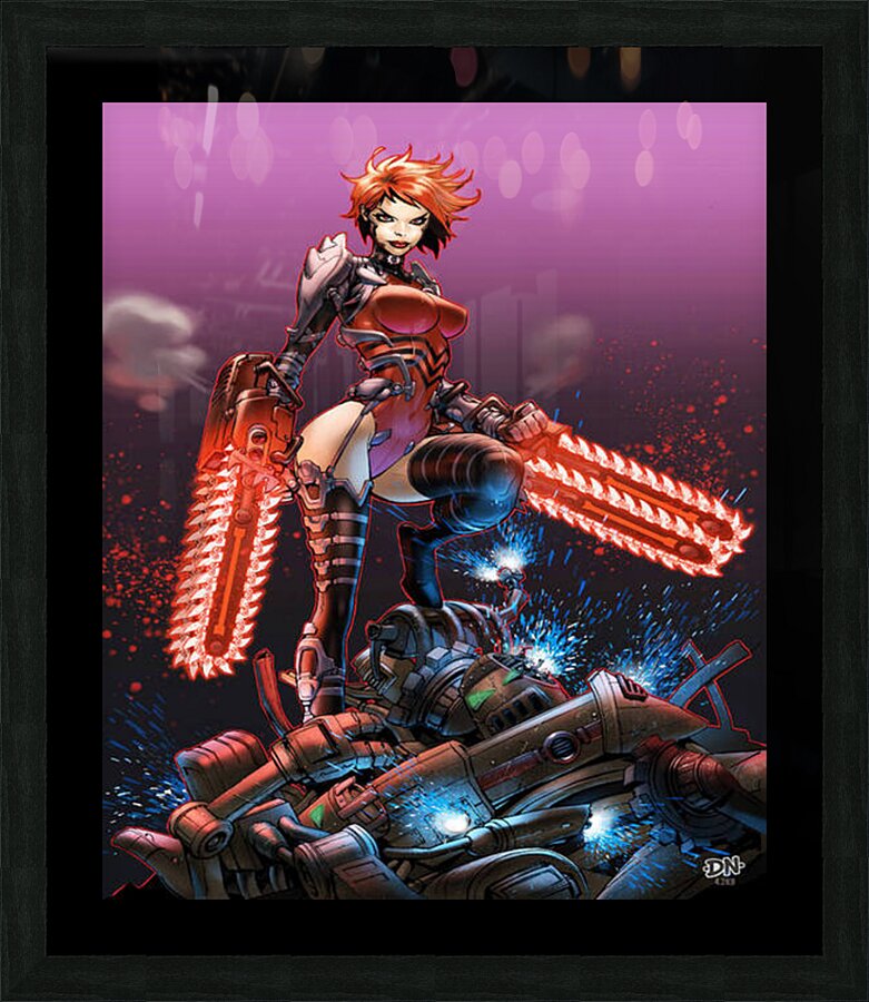 Contra 25 Picture Frame print