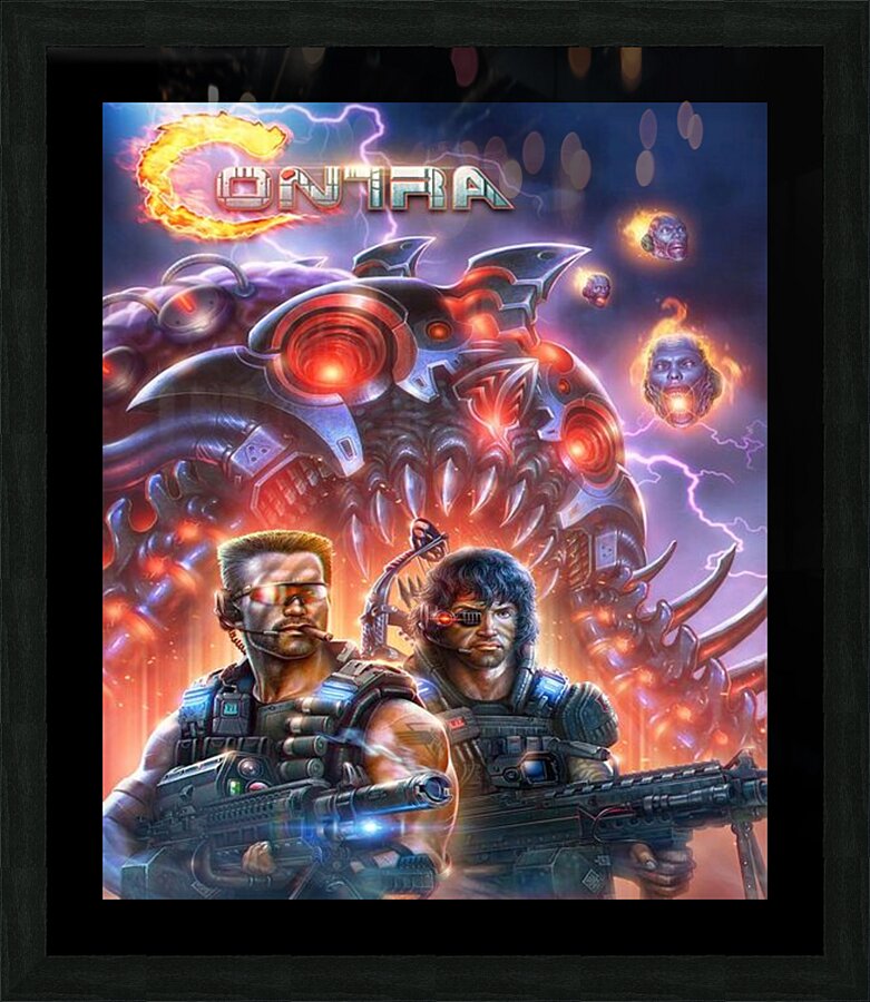 Contra 26 Picture Frame print