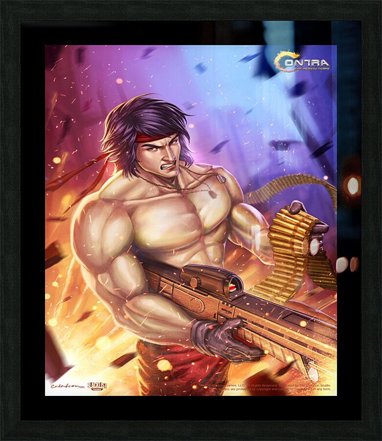 Contra 27 Picture Frame print