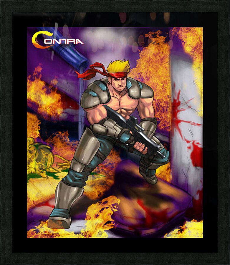 Contra 29 Picture Frame print