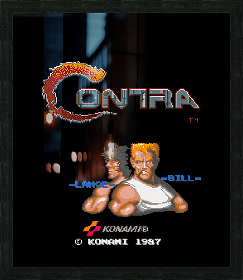 Contra 33 Picture Frame print