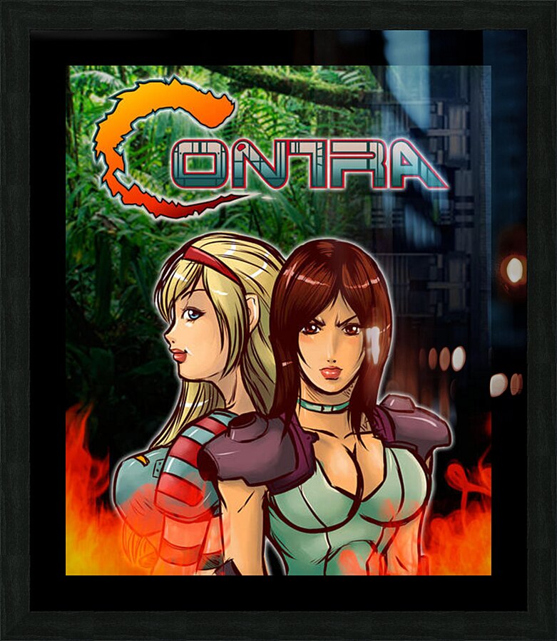 Contra 34 Picture Frame print