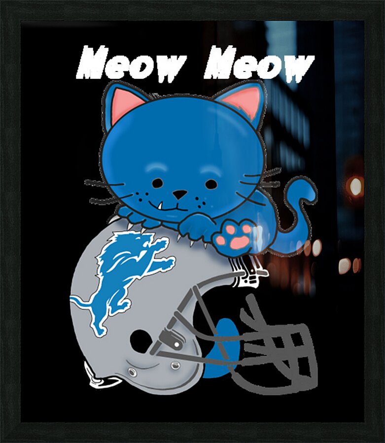 Detroit Lions 16 Picture Frame print