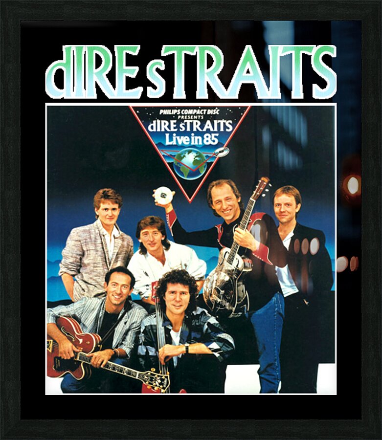 Dire Straits 4 Picture Frame print