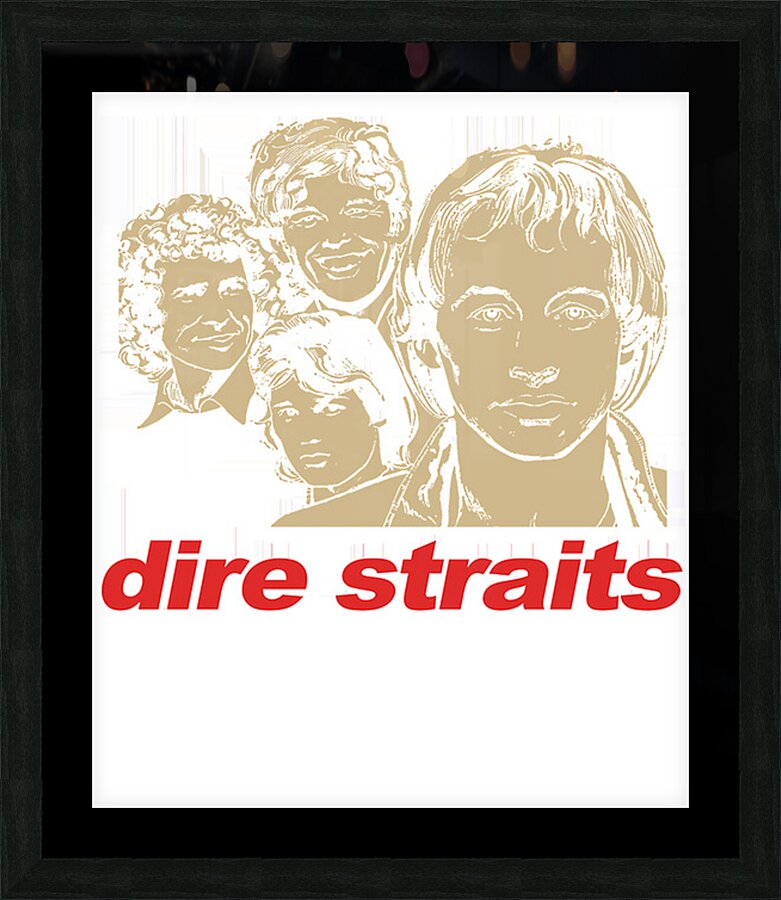 Dire Straits 5 Picture Frame print