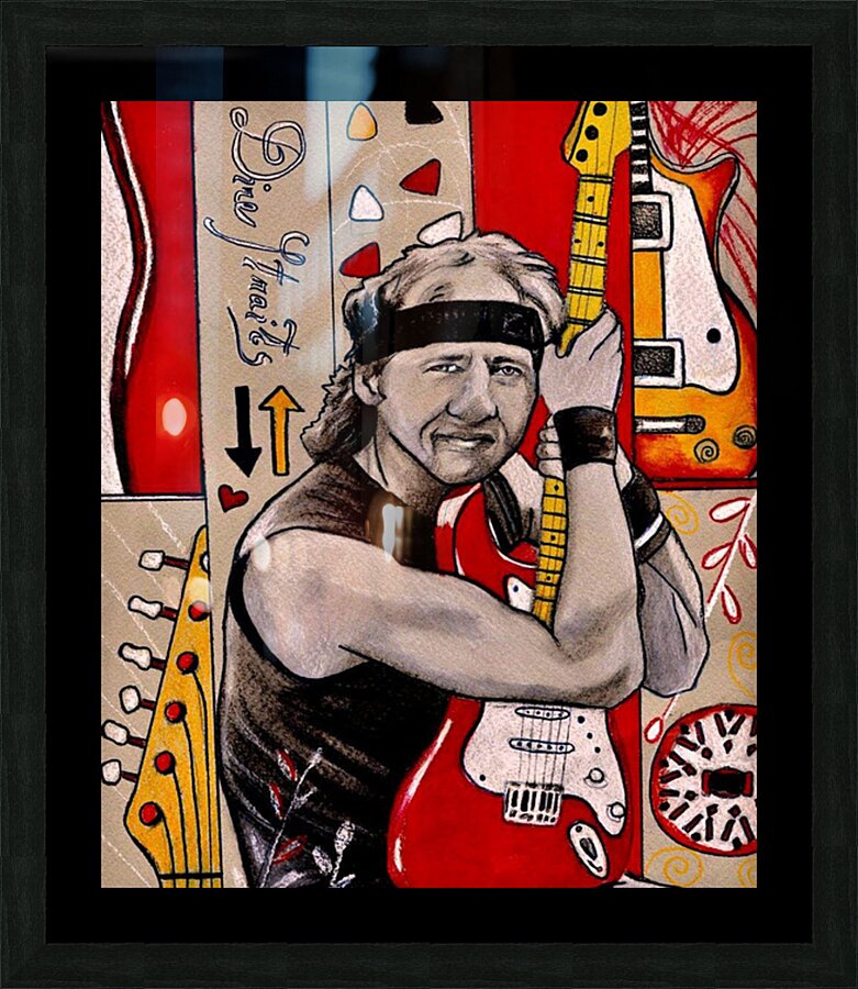 Dire Straits 7 Picture Frame print