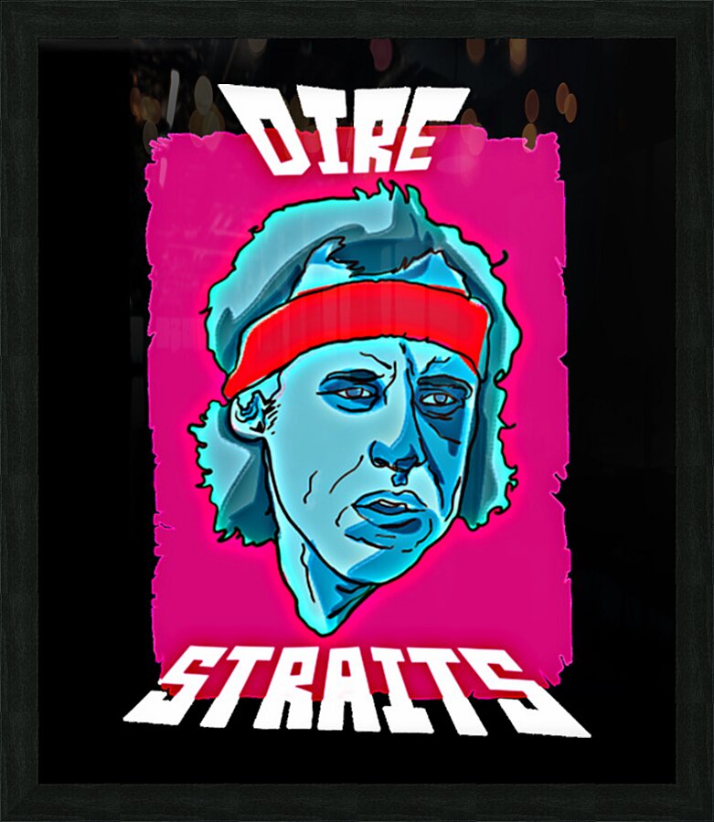 Dire Straits 14 Picture Frame print