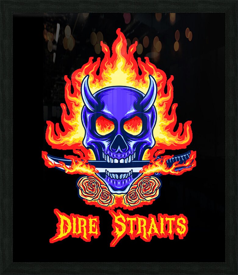 Dire Straits 17 Picture Frame print