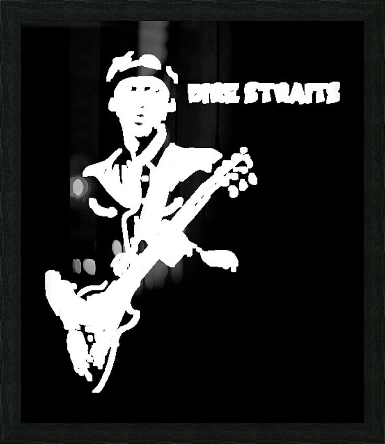 Dire Straits 21 Picture Frame print