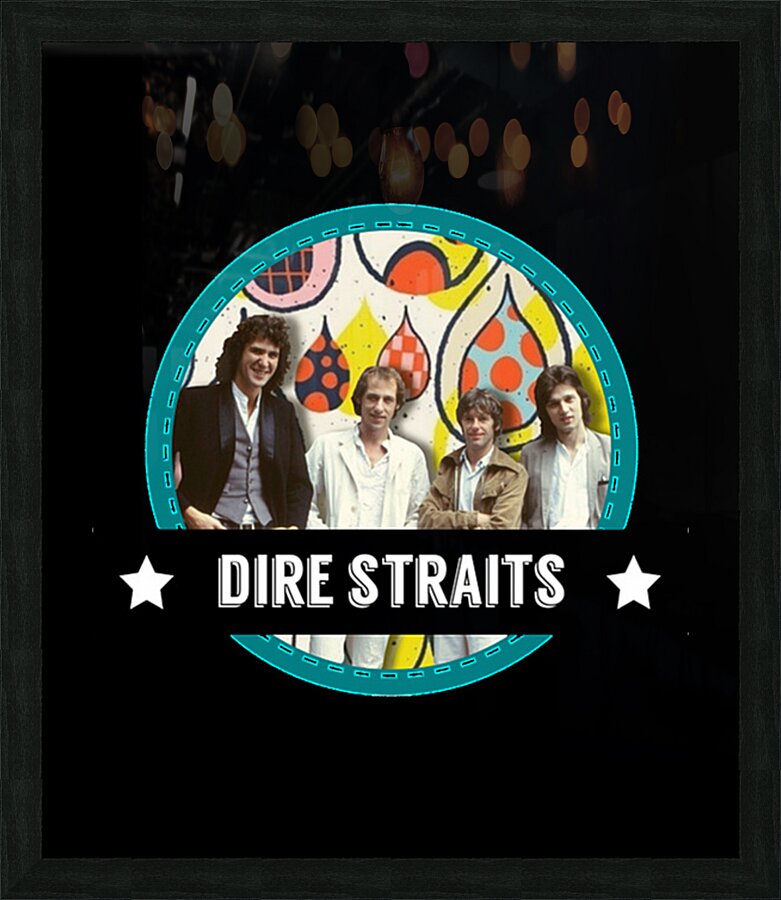 Dire Straits 22 Picture Frame print