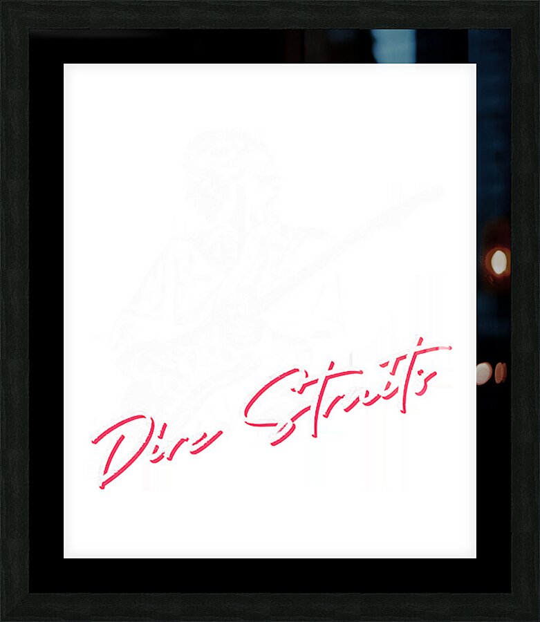 Dire Straits 23 Picture Frame print