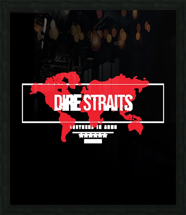Dire Straits 26 Picture Frame print