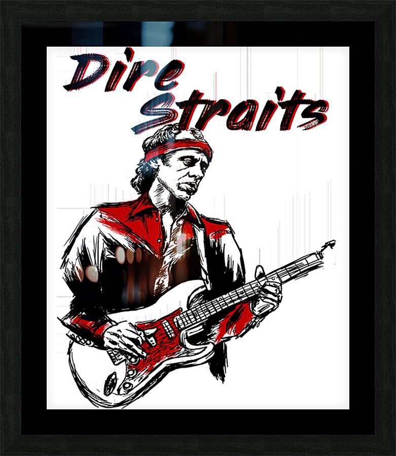 Dire Straits 27 Picture Frame print
