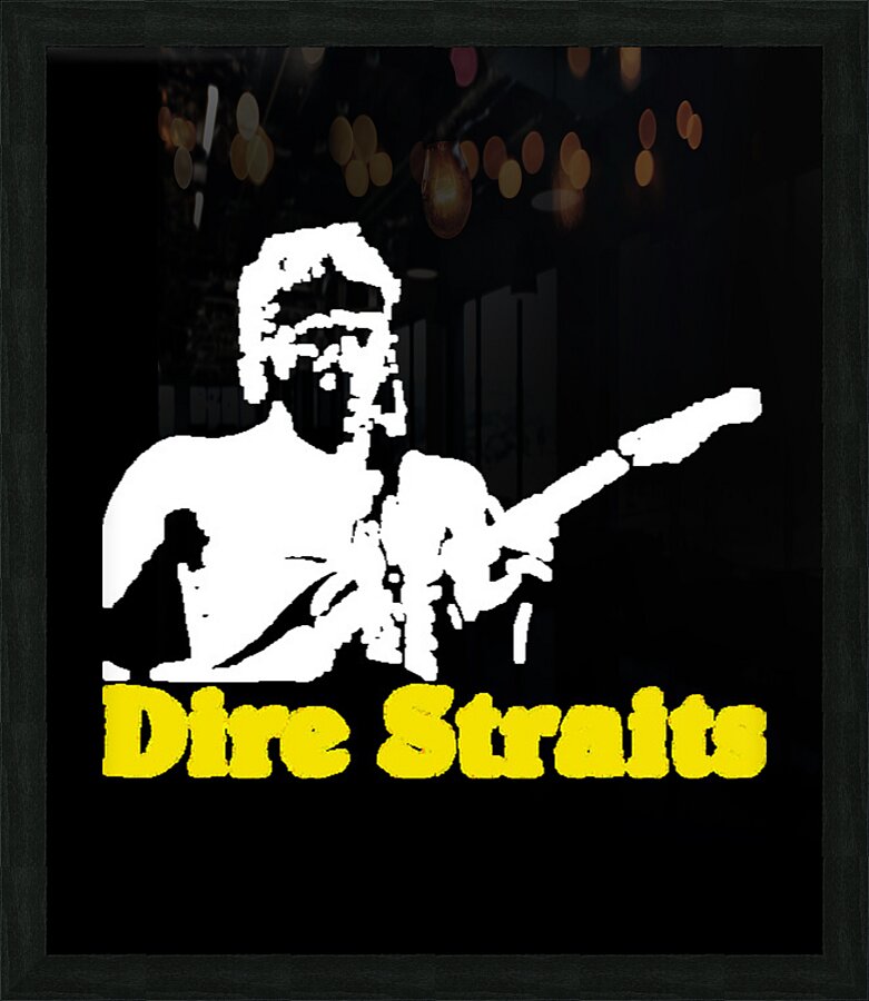Dire Straits 34 Picture Frame print