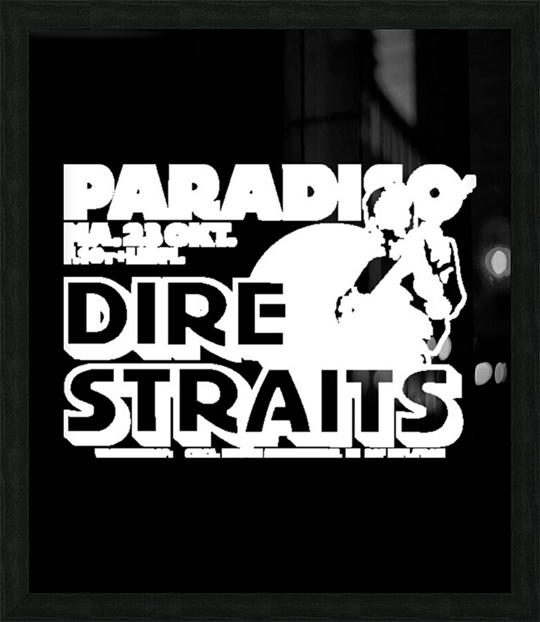 Dire Straits 35 Picture Frame print