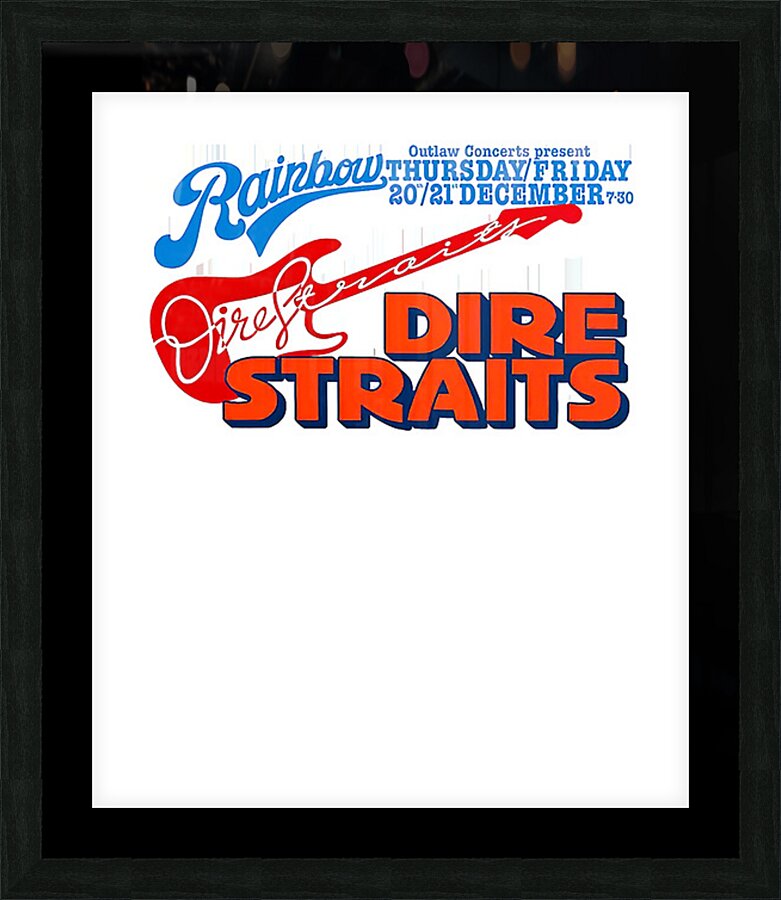 Dire Straits 38 Picture Frame print
