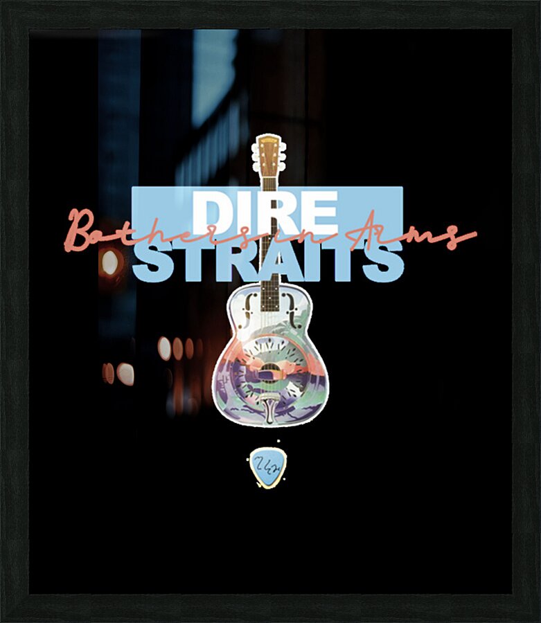 Dire Straits 41 Picture Frame print