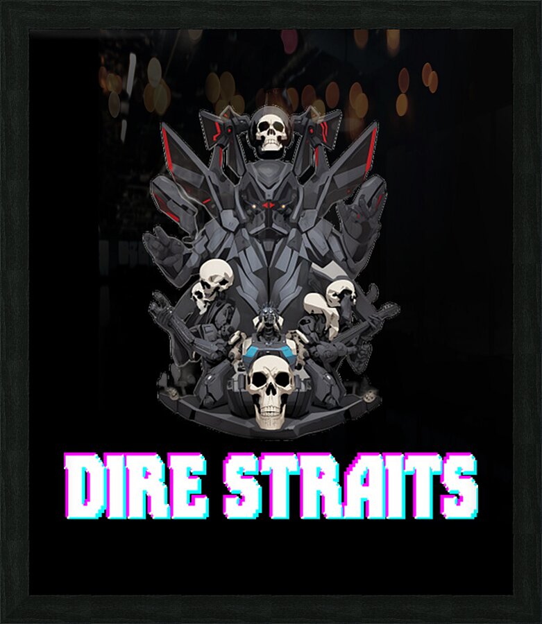 Dire Straits 45 Picture Frame print
