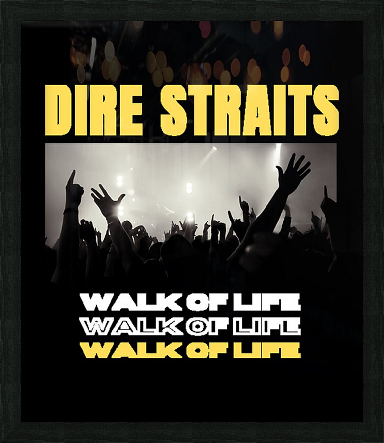 Dire Straits 49 Picture Frame print