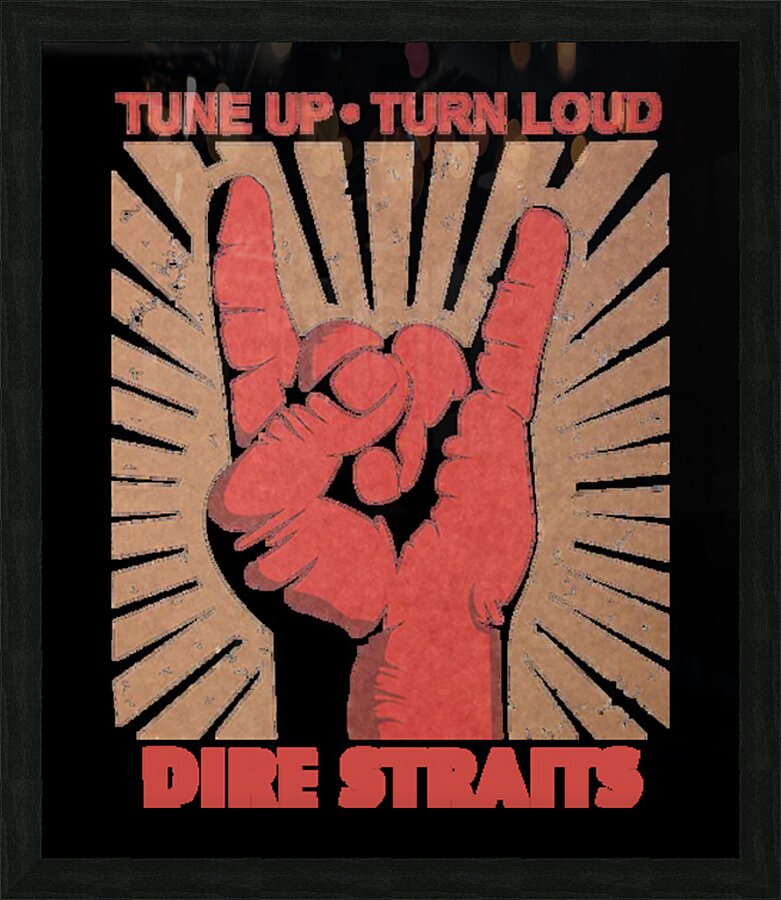 Dire Straits 53 Picture Frame print