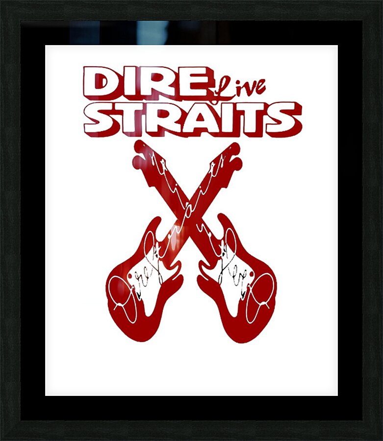 Dire Straits 55 Picture Frame print