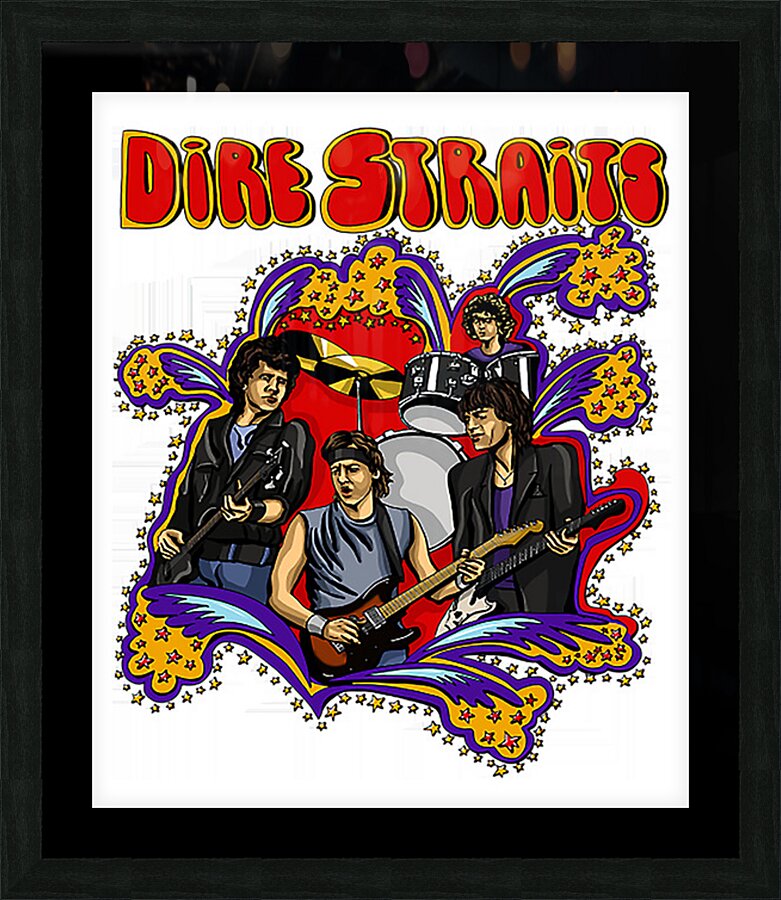 Dire Straits 58 Picture Frame print