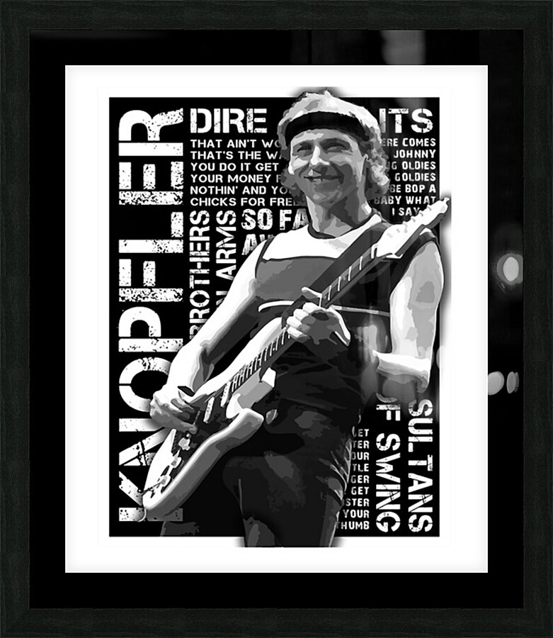 Dire Straits 60 Picture Frame print